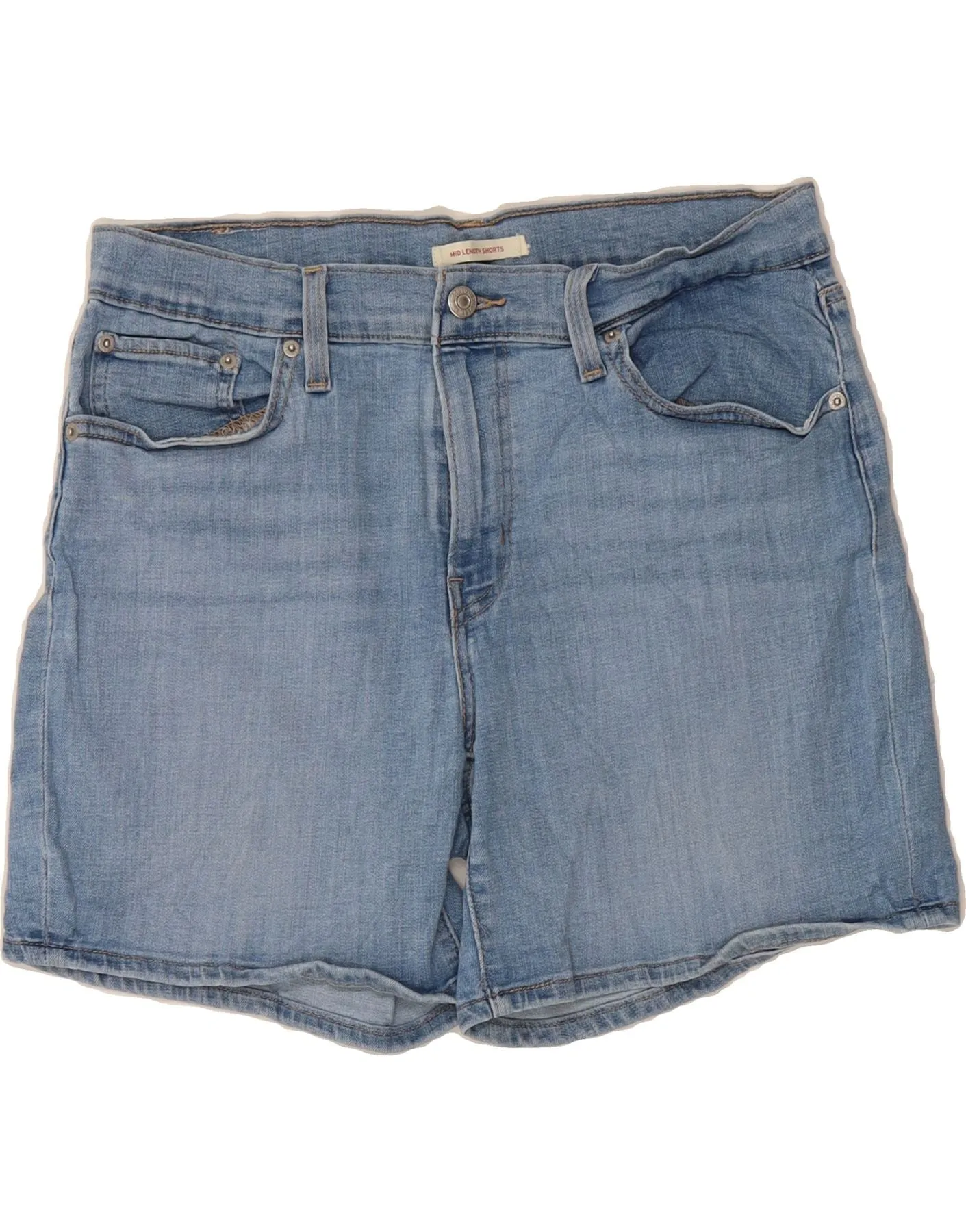 Low Maintenance Fabric LEVI'S Womens Denim Shorts W30 Medium Blue