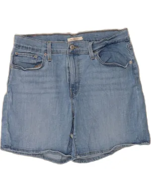 Low Maintenance Fabric LEVI'S Womens Denim Shorts W30 Medium Blue