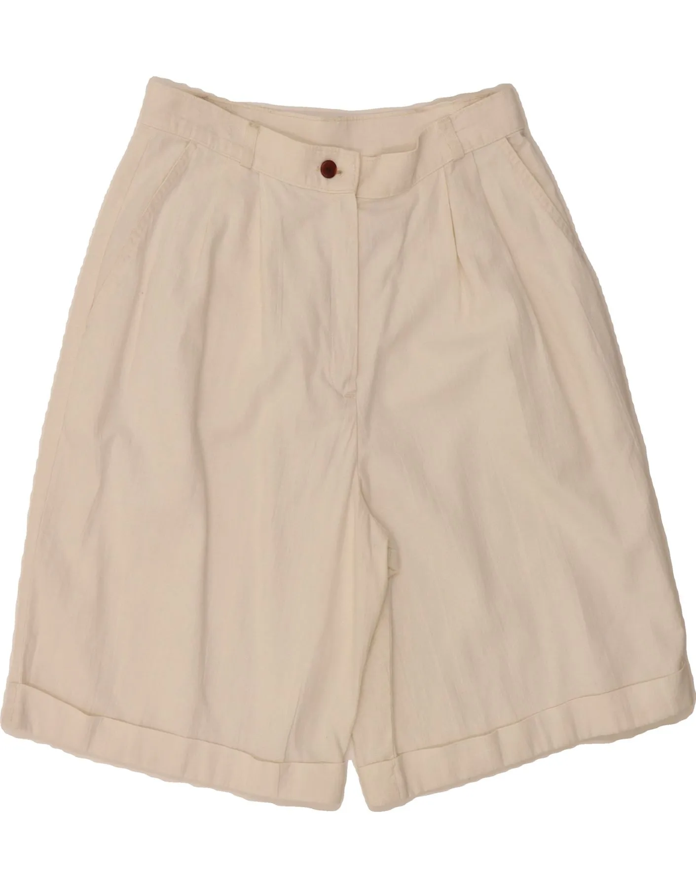 surf wear Active Mode ST MICHAEL Womens High Waist Casual Shorts UK 14 Medium W30  Off White