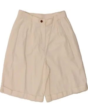 surf wear Active Mode ST MICHAEL Womens High Waist Casual Shorts UK 14 Medium W30  Off White