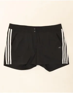 Dynamic Flex Zones Running Shorts ADIDAS Womens Climalite Casual Shorts UK 22 3XL W42 Grey Polyester