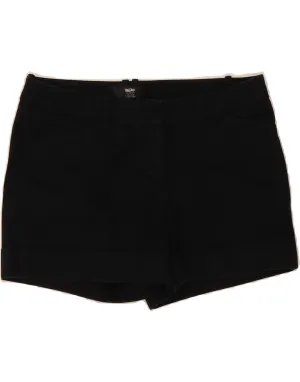 retail industry Flexible Waistband MOSSIMO Womens Casual Shorts US 6 Medium W30  Black Cotton
