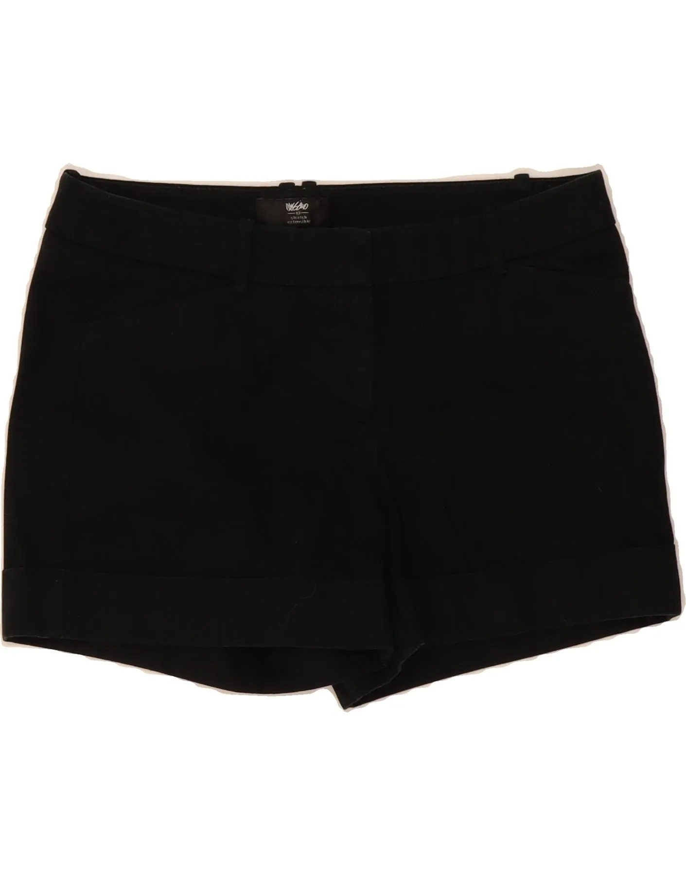 retail industry Flexible Waistband MOSSIMO Womens Casual Shorts US 6 Medium W30  Black Cotton