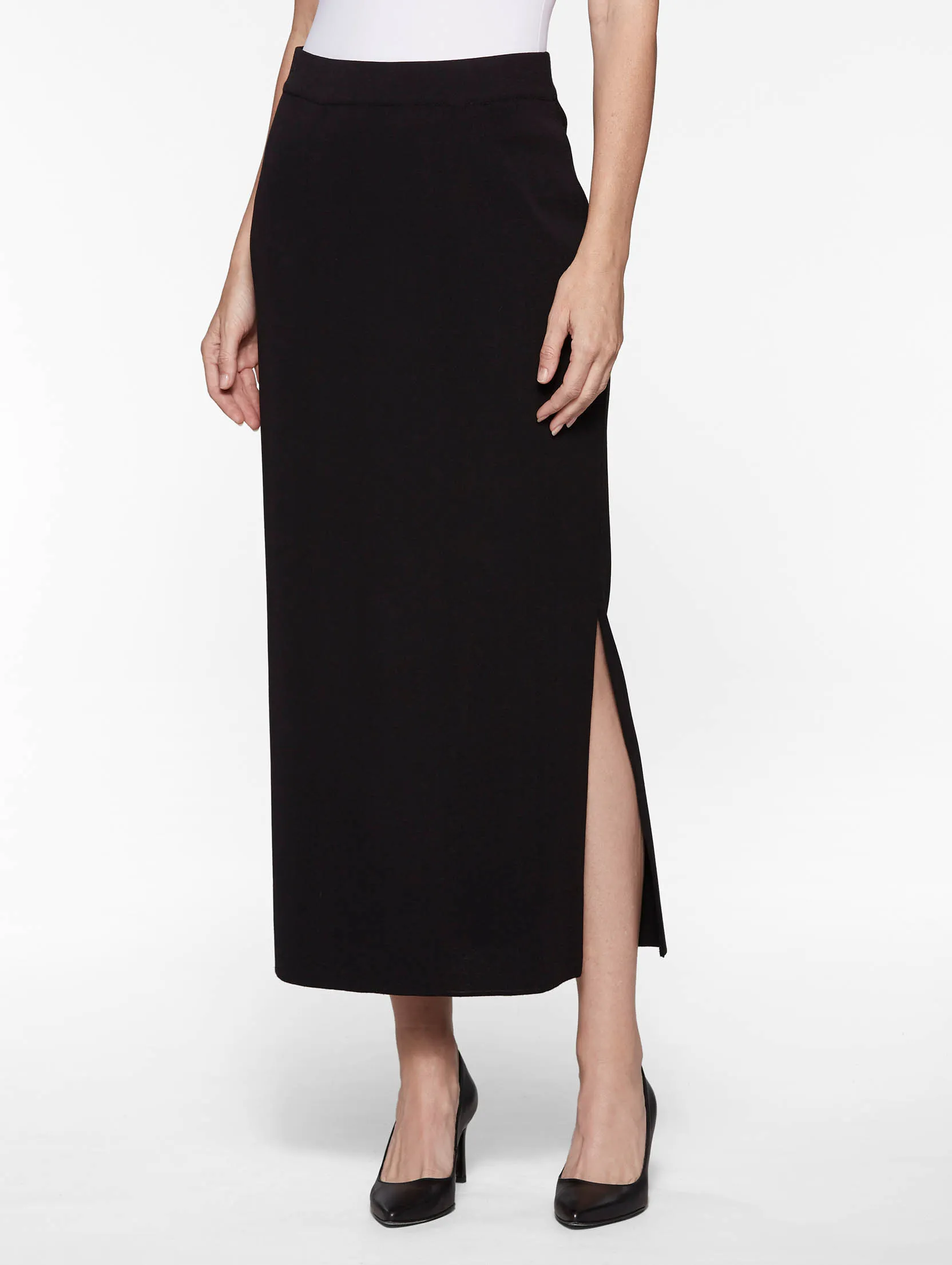 Chill Feel 36" Straight Mylana Knit Skirt - True Fit