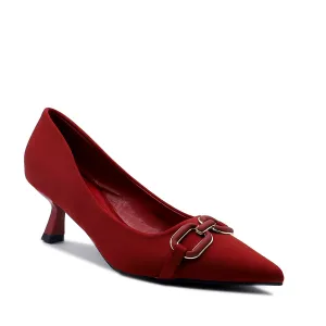Bridal Footwear Red Formal Court Shoes L00850013