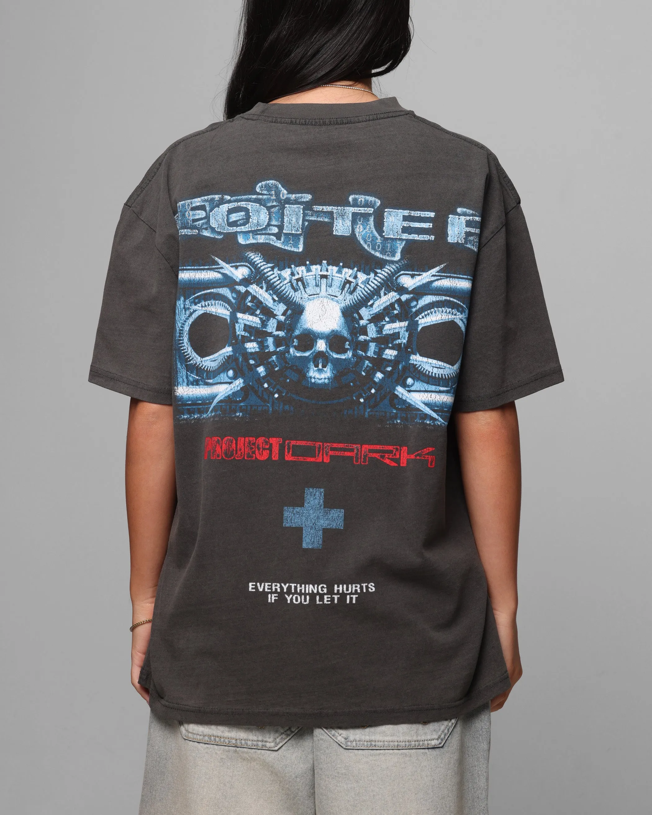 Loiter Project Dark Vintage T-Shirt Black Wash All-Day Comfort Wear