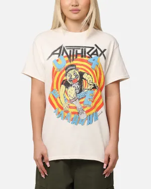 NonIrritating Fabric Perfect for Travel Anthrax U3EEEAAHH T-Shirt Natural