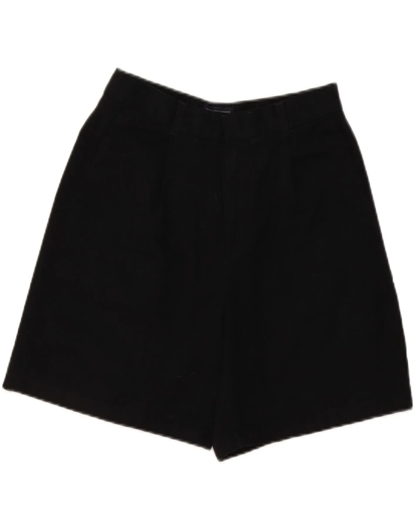 Fit Flexibility DOCKERS Womens Chino Shorts US 6 Medium W30 Black Cotton