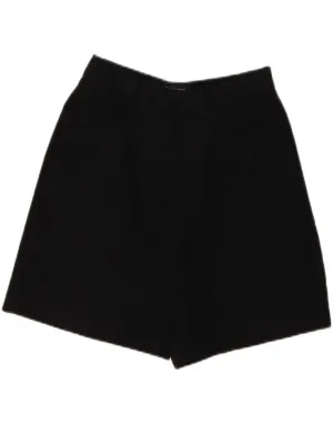 Fit Flexibility DOCKERS Womens Chino Shorts US 6 Medium W30 Black Cotton