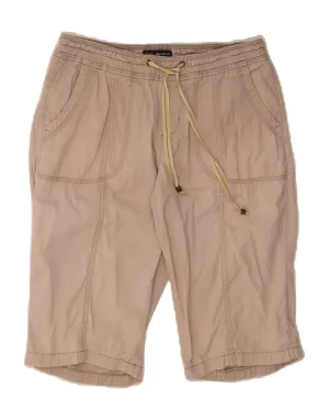 LEE Womens Petites Mid Rise Casual Shorts US 6 Medium W28 Beige Moisture Wicking Technology Casual Outfit