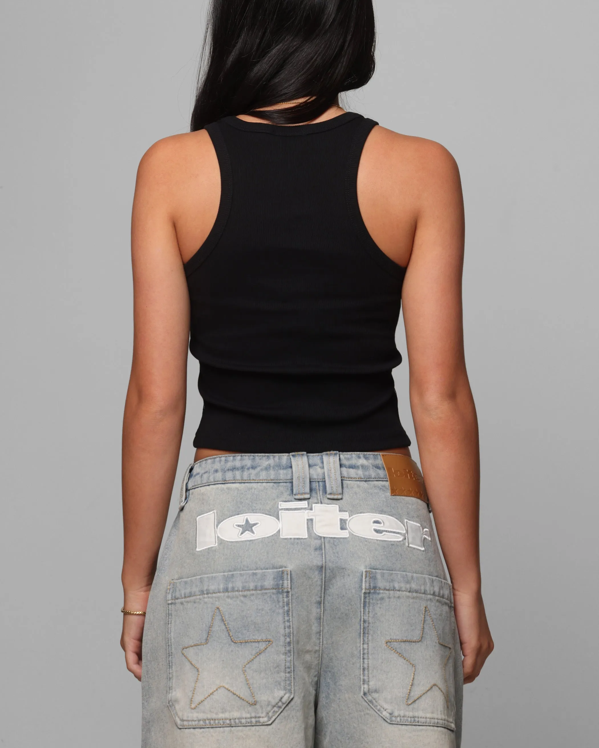 Smooth - operating Loiter Women's Motorsport Tank Black