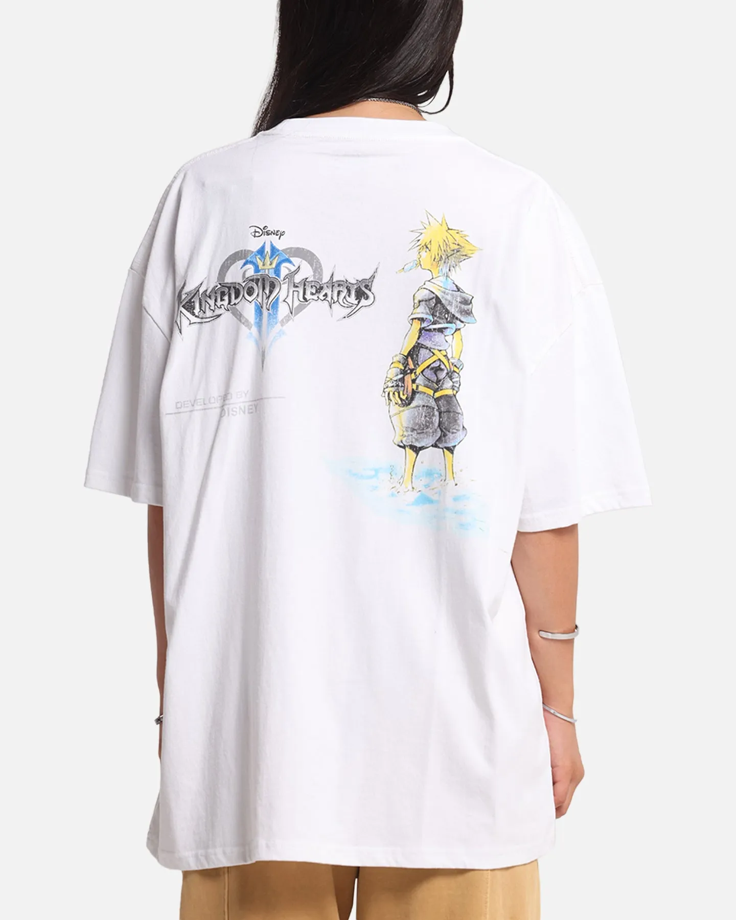 Goat Crew Disney Kingdom Hearts Disc Heavy T-Shirt White ComfortFirst Value for Money