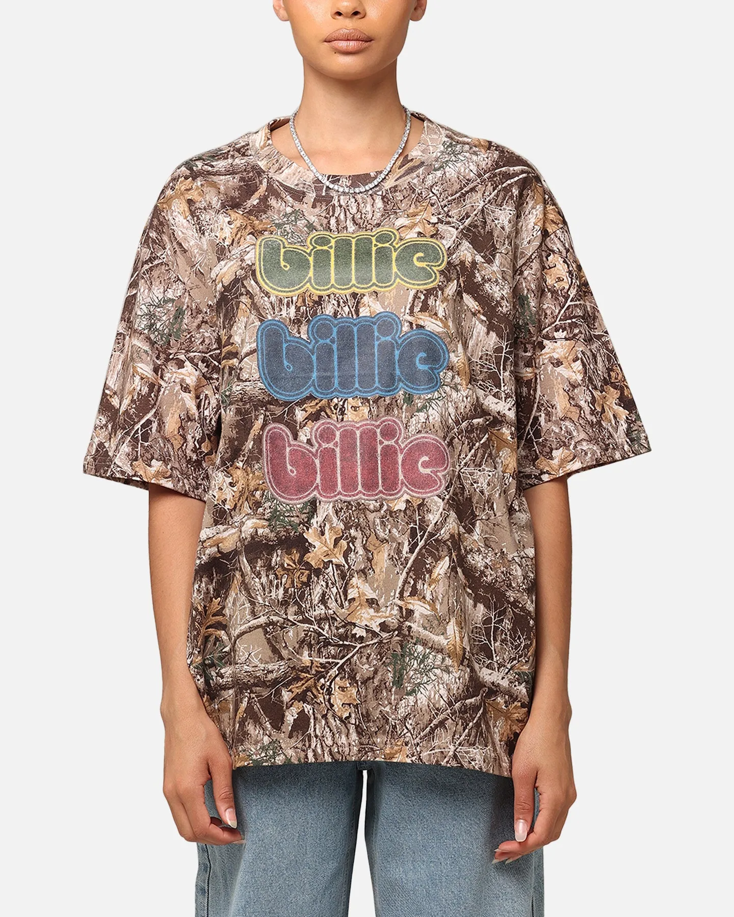 Billie Eilish Billie Billie Billie Organic Cotton T-Shirt Realtree Everyday Chic