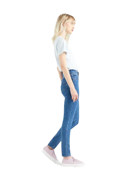 Clean Finish Levi's Jeans 721High Rise Skinny a vita alta 188820470 bogota heart-dark indigo