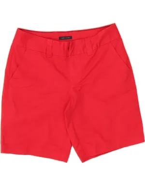 delivery work TOMMY HILFIGER Womens Chino Shorts US 8 Medium W32 Red Cotton