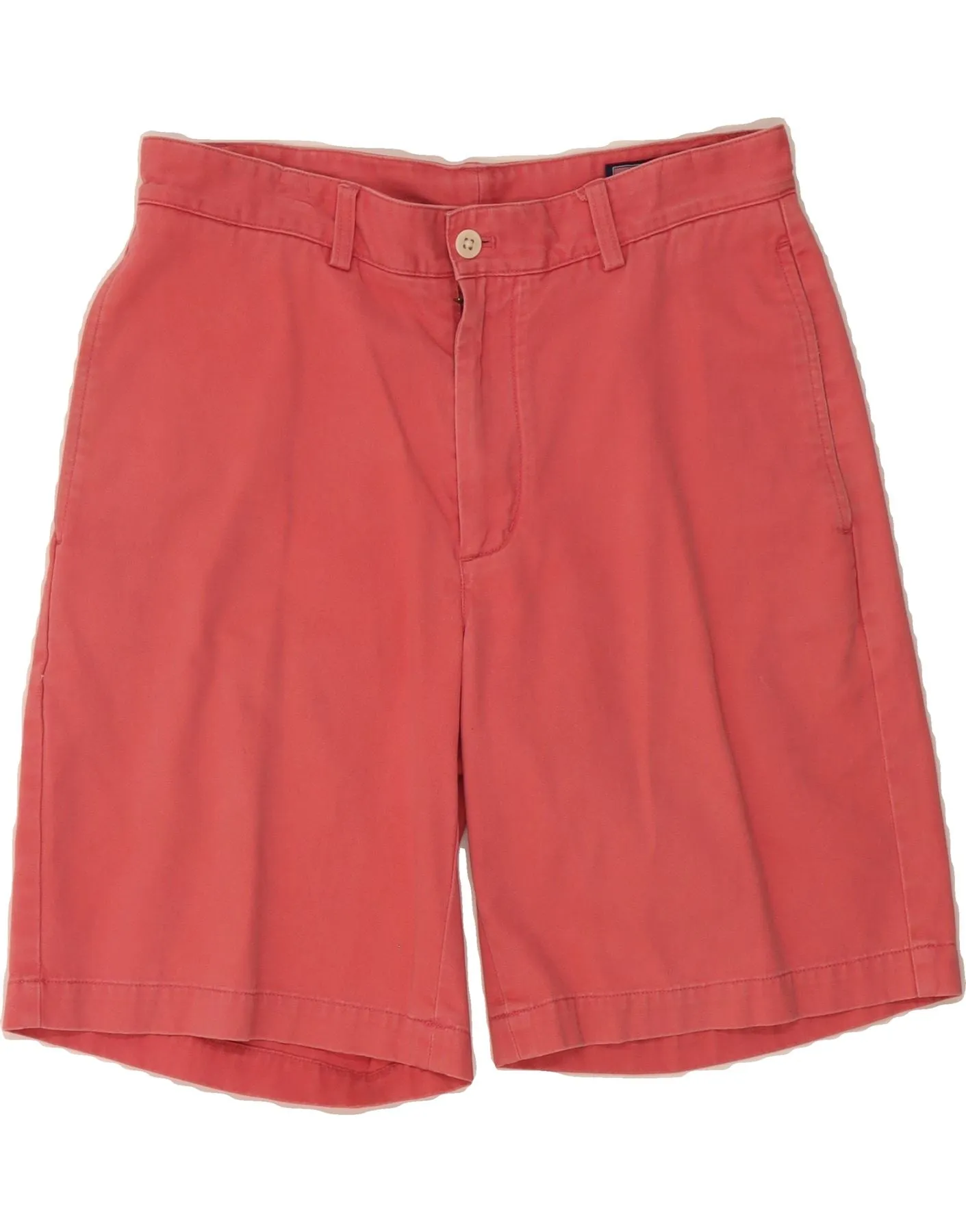 VINEYARD VINES Womens Chino Shorts W30 Medium Red Cotton Cozy Fit