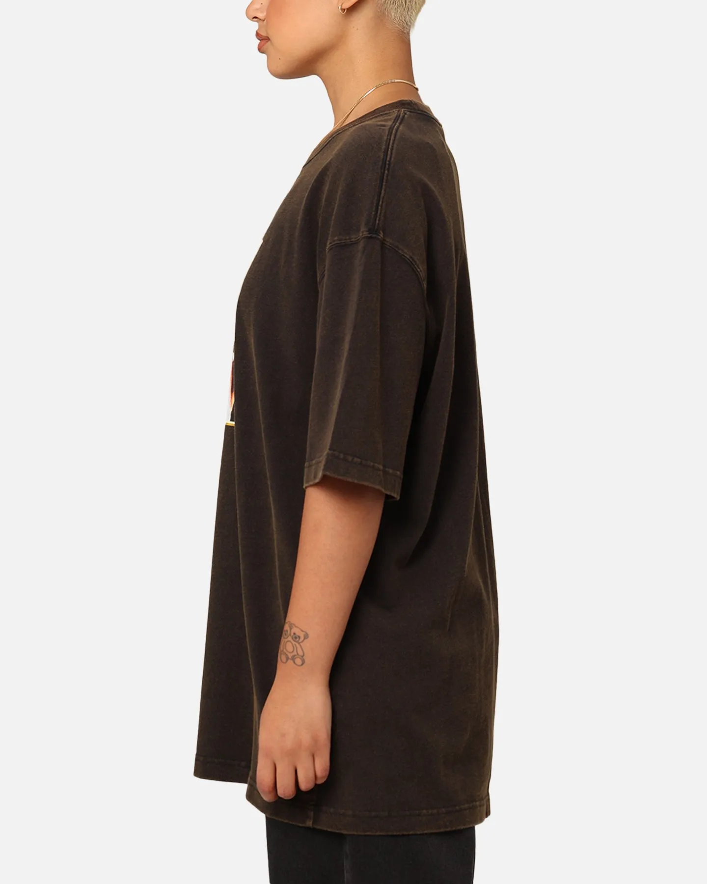 Jordan Women's Oversized Graphic T-Shirt Black/Iron Grey Recycled Polyester Blend Fit for All Seasons