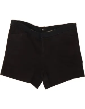 MOSSIMO Womens Casual Shorts US 18 2XL W40 Black Cotton Ultra Soft Touch
