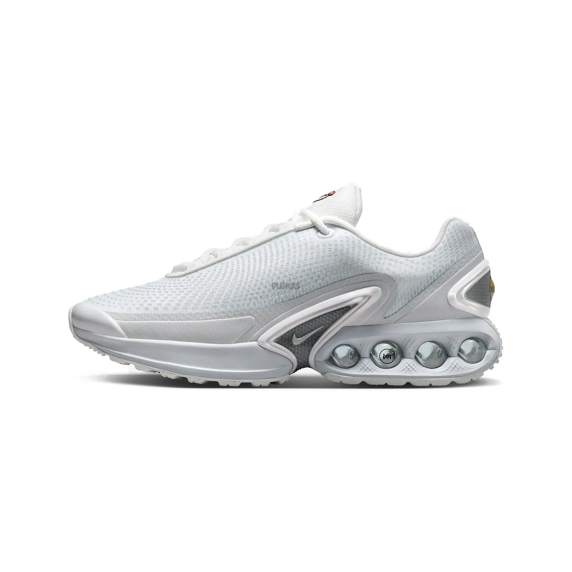Nike Air Max DN 'White Metallic Silver' Women's (2024) half - marathon running shoes cushioned midsole running shoes