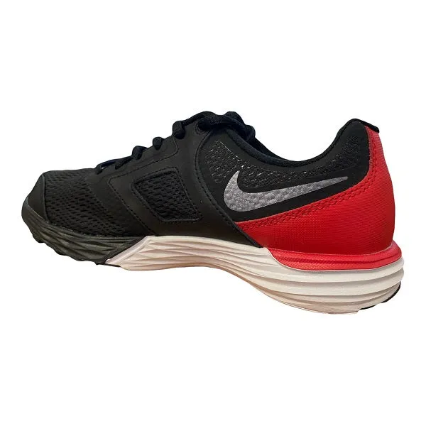 Nike scarpa da corsa da ragazzo Trail Fusion Run GS 749832 010 nero rosso Slip   On Design