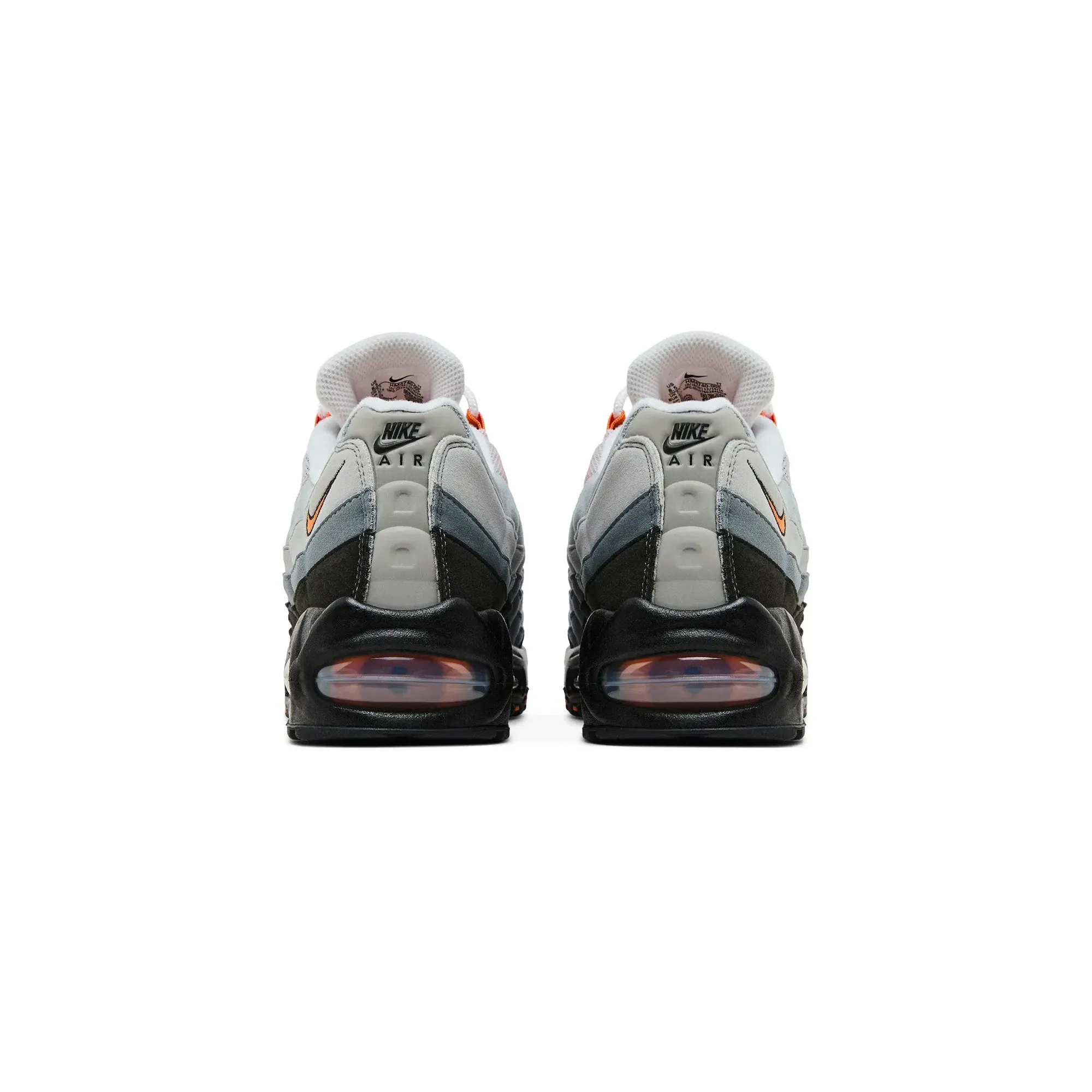 Unibody Outsole Construction Stride Enhancer Nike Air Max 95 OG 'Big Bubble Bright Mandarin' (2025)