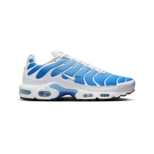 Wide Base running in a travertine pool area shoes Nike Air Max Plus TN 'Battle Blue / Sky Blue' (2024)