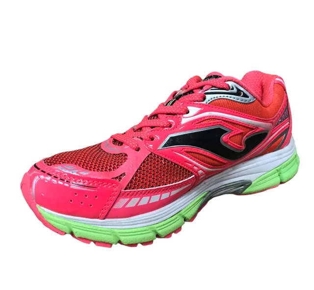 Joma scarpa da corsa da donna R.Hispalis Lady 610 R.HISPLS-610 fucsia limone running on flat ground Durable Rubber Composite