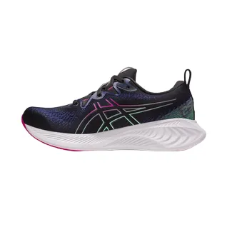 Asics Scarpa da corsa da donna Gel Cumulus 25 1012B441-001 black-pink rave Rolling Gait Technology Quick Dry Inner Lining