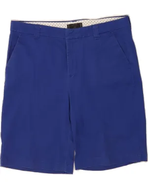 Quick Comfort Fit Stretchable Fit LEE Womens Riders Chino Shorts US 12 Large W34 Blue Cotton