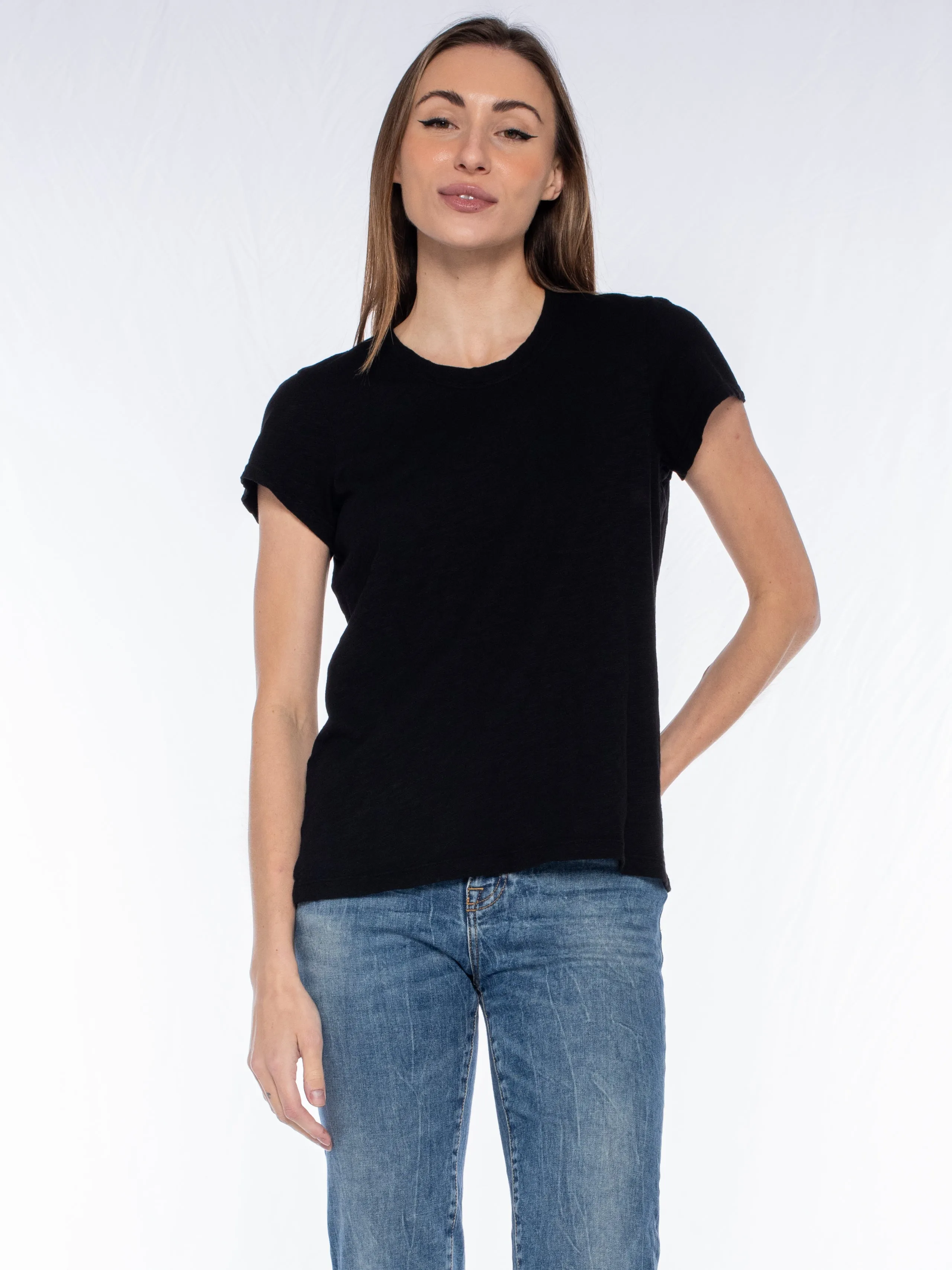 Layering Fashion Boy Tee Short Sleeve Crew
