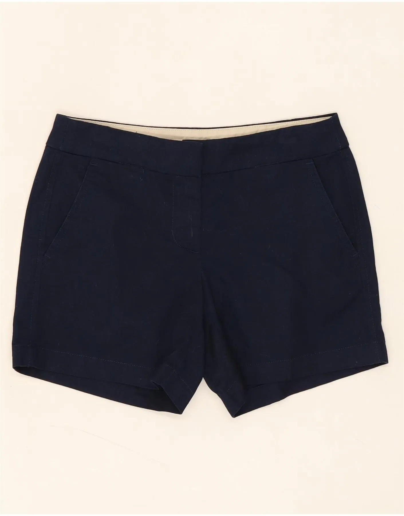 Wedding Gift Bold colors J. CREW Womens Chino Shorts US 00 2XS W28 Navy Blue Cotton