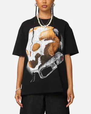 Subtle Details Micro Perforated Fabric Goat Crew X Halo Halo Reach Emile Big Head Heavyweight T-Shirt Black