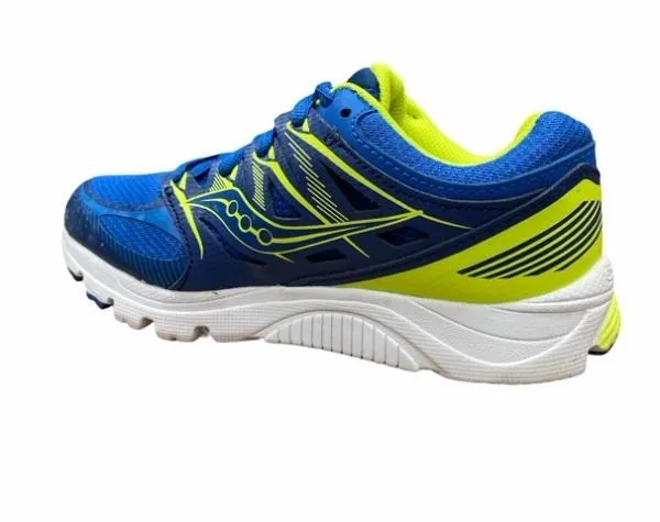 medium width gym workouts Saucony scarpa da corsa da ragazzo Zealot Blue/Citron SY54395