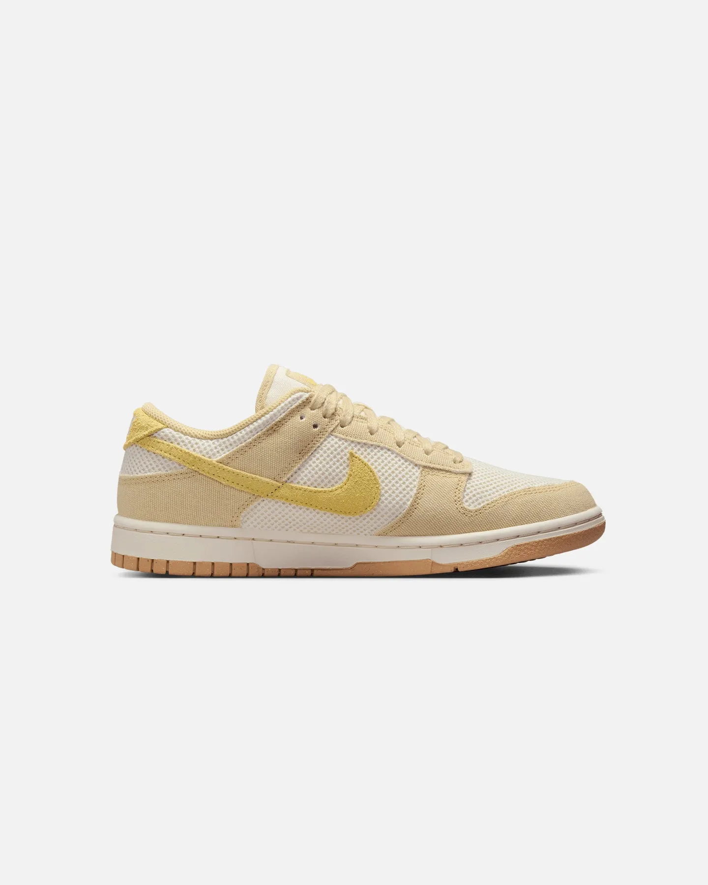 Nike Women's Dunk Low Next Nature SE "Summer" Team Gold/Soft Yellow-Pale Ivory Responsive Cushion Weekend Warriors Comfortable