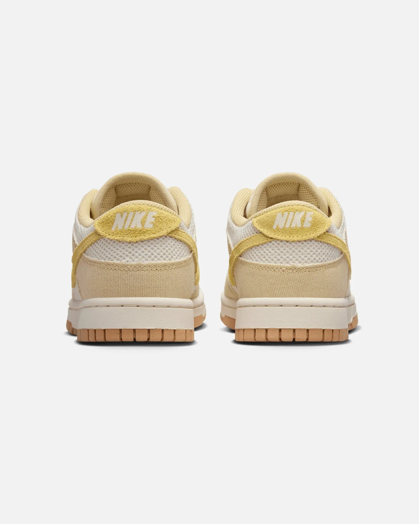 Nike Women's Dunk Low Next Nature SE "Summer" Team Gold/Soft Yellow-Pale Ivory Pair Quick