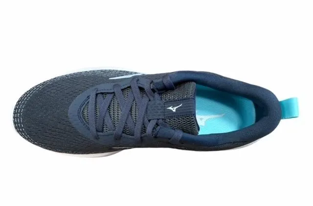 Mizuno scarpa da corsa da donna Wave Revolt J1GD208124 blu Plush Ultra Responsive Cushion