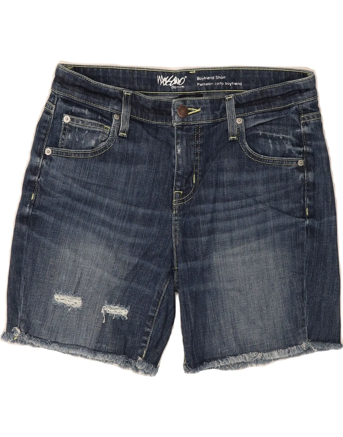 holiday apparel MOSSIMO Womens Boyfriend Short Denim Shorts US 6 Medium W28 Blue