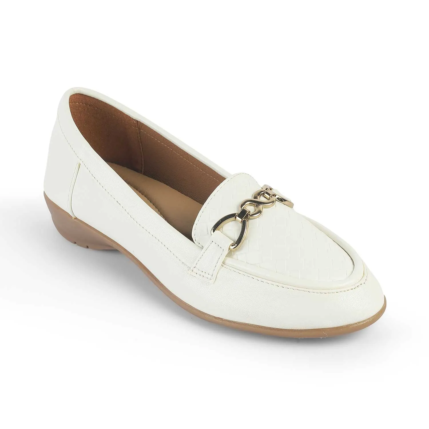 Quick Fit Tresmode Moro White Women's Casual Loafers