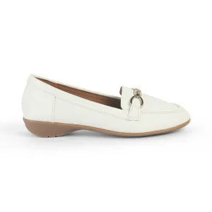 Tresmode Moro White Women's Casual Loafers Hold Smooth Street Safe