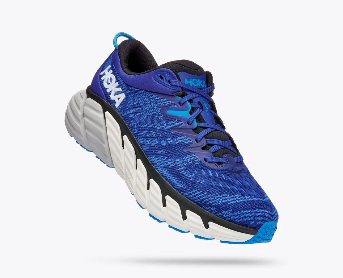 Hoka One One M Gaviota 4 scarpa running antipronazione da uomo 1123198/BBGP bluing-blue graphite Torsional Rigidity Frame balance improvement