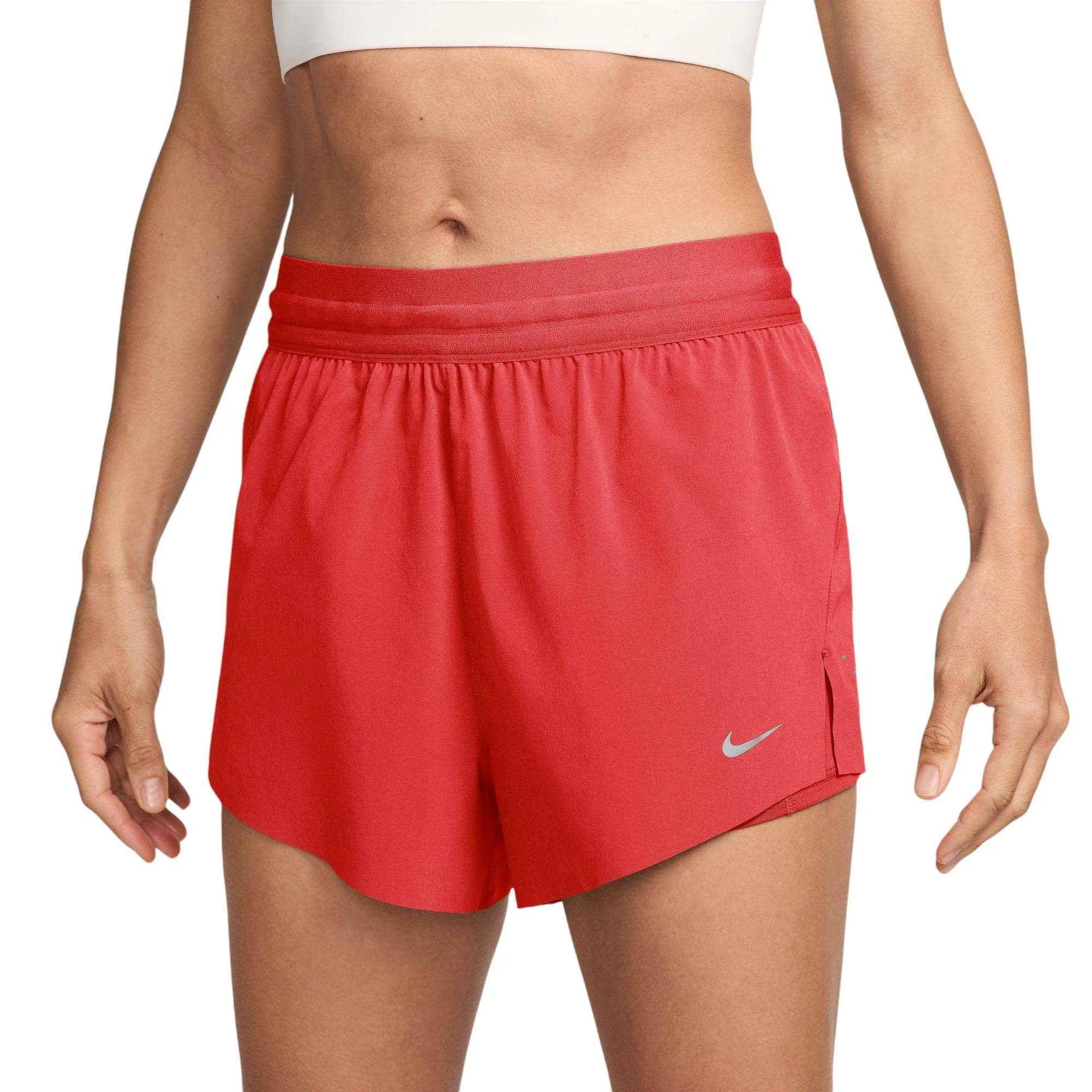 Urban Fashion Nike Swift Womens Dri-Fit Mid-Rise 2-In-1 Running Shorts