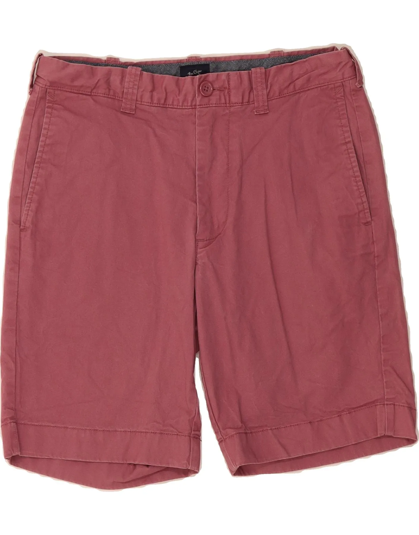 Semi-formal J. CREW Womens Chino Shorts W31 Medium Burgundy Cotton