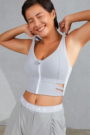 Zaida II Sports Bra Tank Drop Shoulder Ventilated Mesh