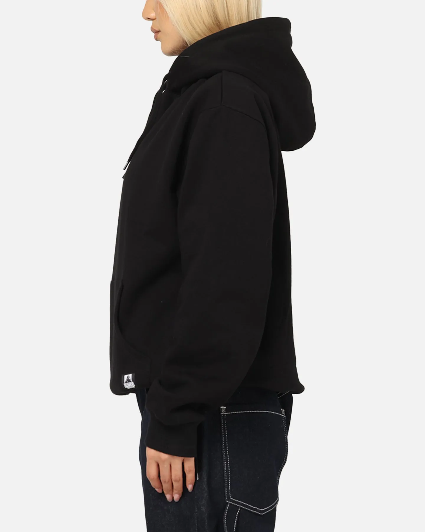 Bold Print Cycling wear X-Large Frog Hoodie Pigment Black