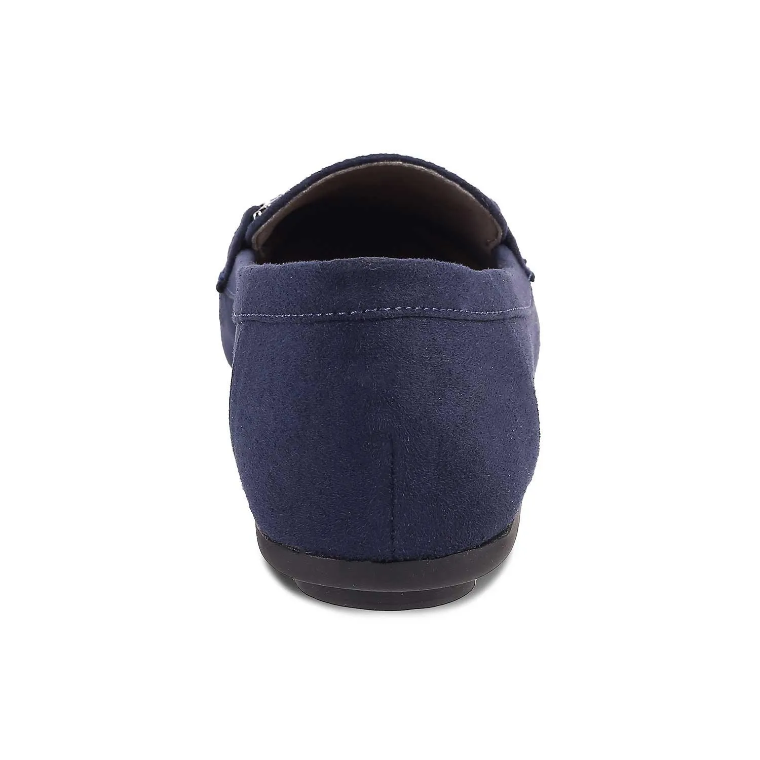 Elastic Suede The Angelus Blue Women's Dress Loafers Tresmode
