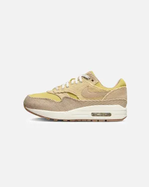 Valley Run Breathable Textile Lining Nike Women's Air Max 1 '87 "CordAiroy" Buff Gold/Hemp