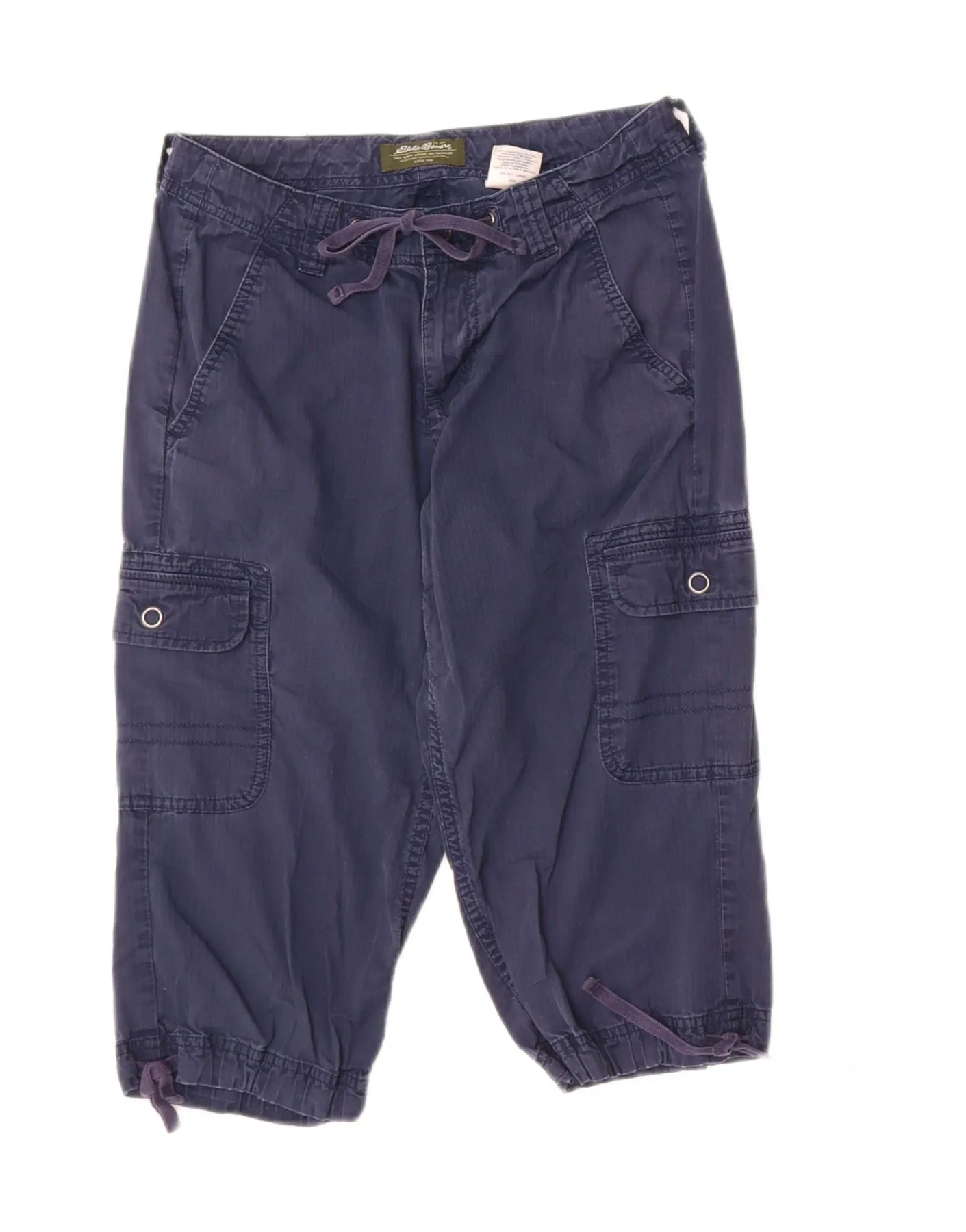 custom-made Streetwear EDDIE BAUER Womens Seattle Cargo Bermuda Shorts US 2 XS W26  Navy Blue