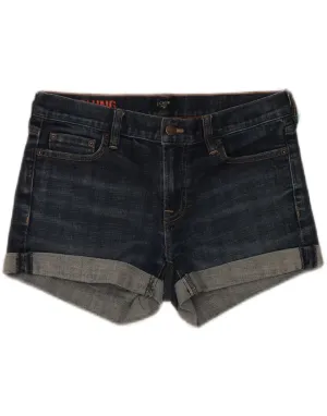 Snag Free Material J. CREW Womens Denim Shorts US 4 Small W32 Blue Cotton