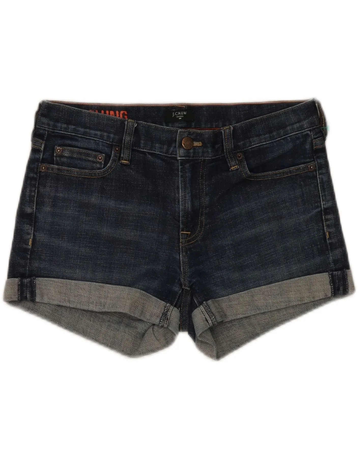 Snag Free Material J. CREW Womens Denim Shorts US 4 Small W32 Blue Cotton