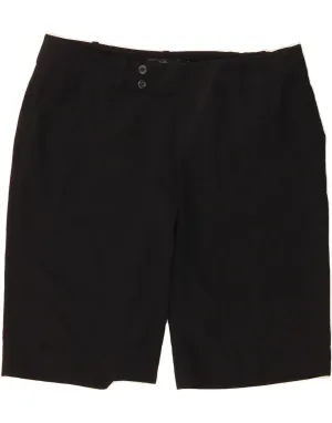 Quick Change Friendly Seamless construction MOSSIMO Womens Chino Shorts US 12 Large W34  Black Polyester